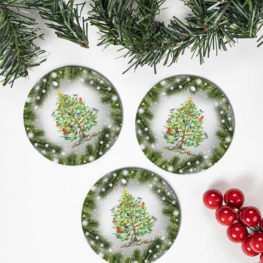Tree-For-Christmas-Birds-Playing-Ceramic-Ornament-1