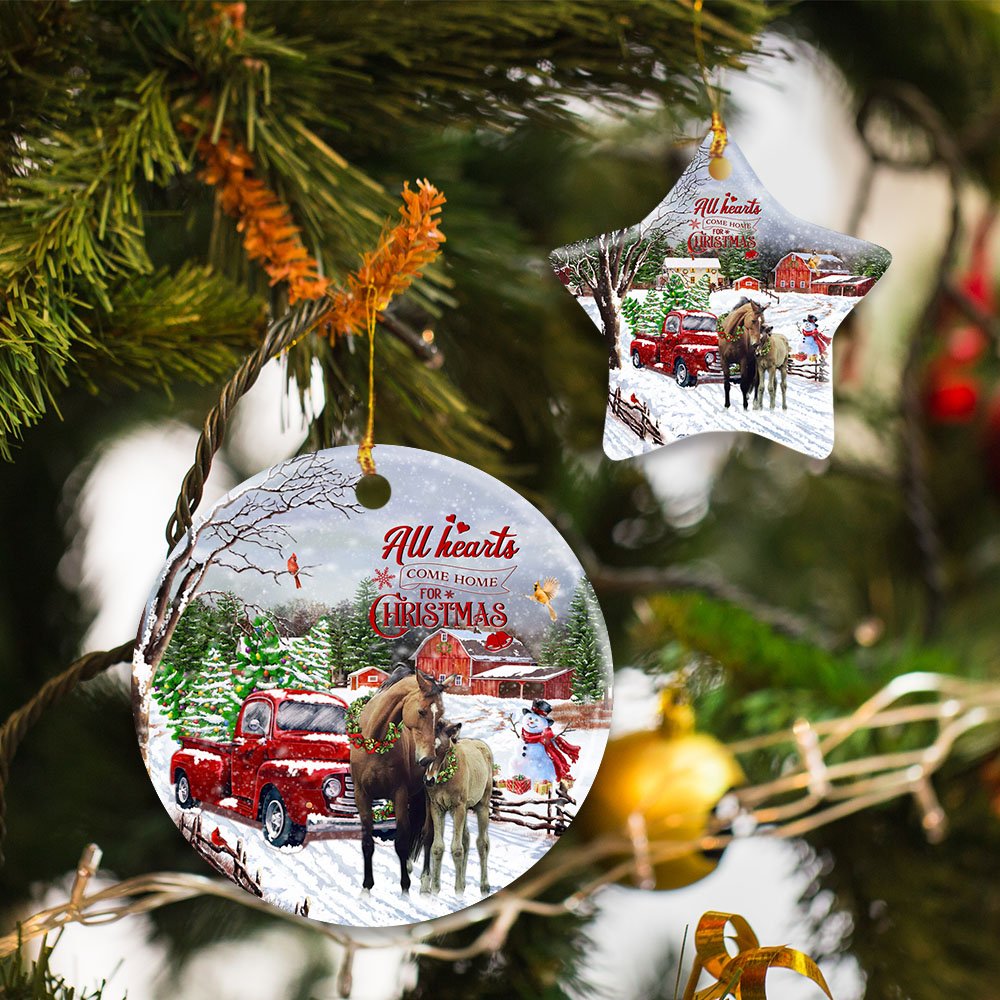 All-Hearts-Come-Home-For-Christmas-Christmas-Horse-Ceramic-Ornament All Hearts Come Home For Christmas