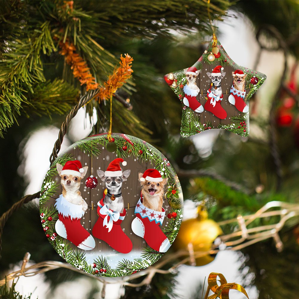 Christmas-Chihuahua-Ceramic-Ornament Christmas Chihuahua Ceramic Ornament