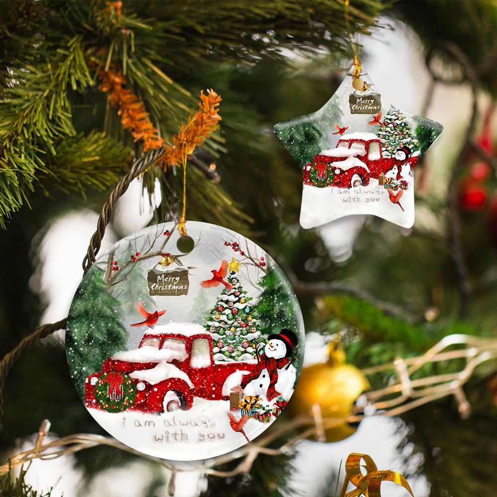 I-Am-Always-With-You-Cardinal-Ceramic-Ornament I Am Always With You