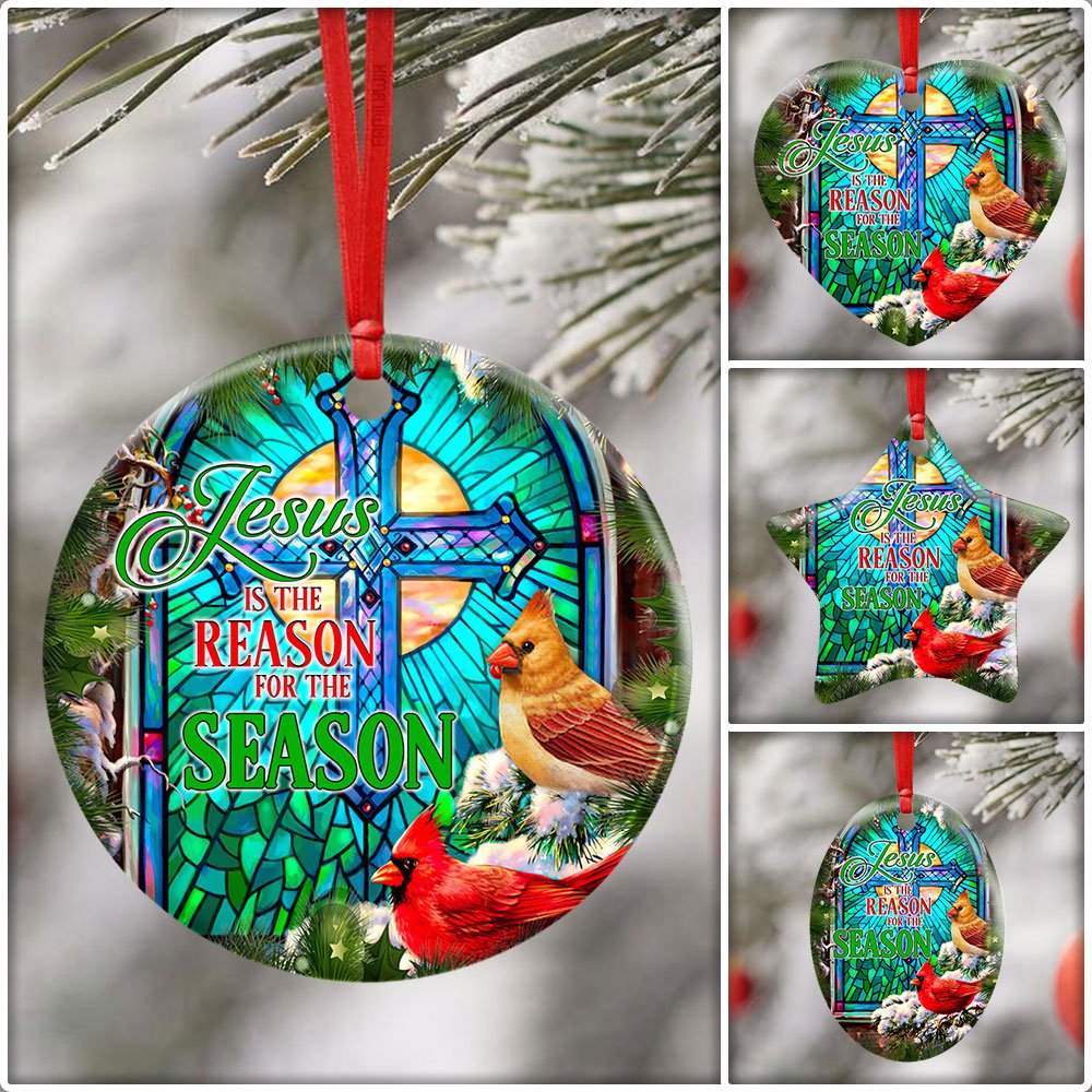 Jesus-Is-The-Reason-For-The-Season-Ceramic-Ornament-6