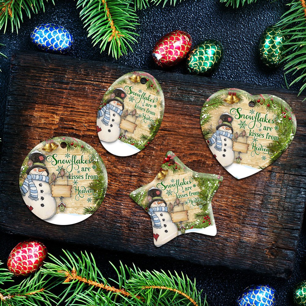 Snowflakes-Are-Kisses-from-Heaven-Snowman-Ceramic-Ornament-5
