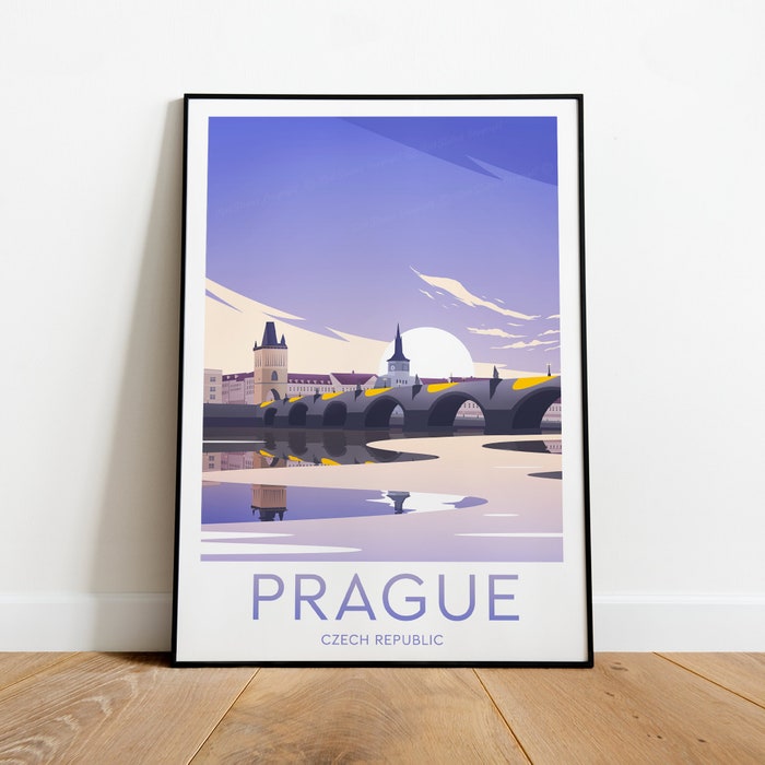 Prague-Travel-Canvas-Poster-Print-Czech-Republic Prague Travel Canvas Poster Print - Czech Republic