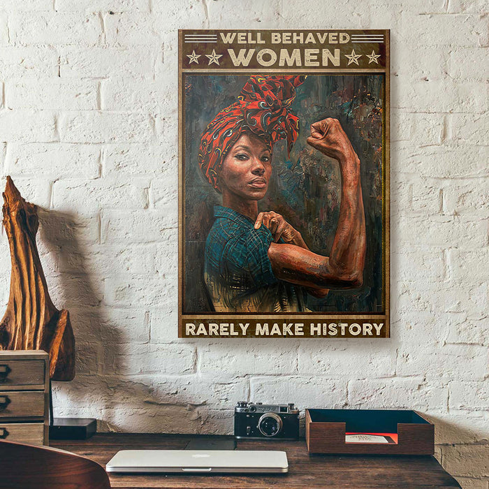 Proud-Afro-Women-Canvas-Poster-Prints-Wall-Art-Decor-1