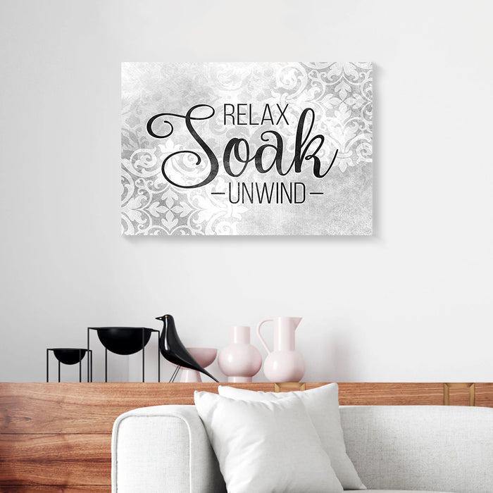 Relax-Soak-Unwind-Bathroom-Canvas-Poster-Prints-Wall-Art-Decor-1