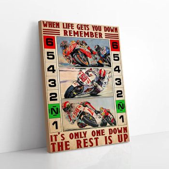Remember Motorcycle Canvas Poster Prints Wall Art Decor