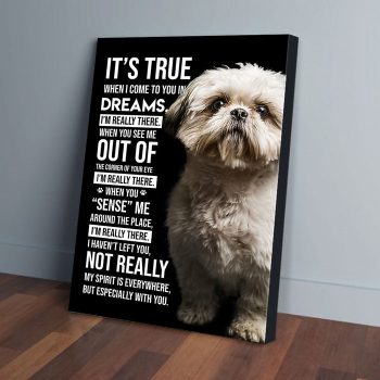 Shih Tzu Canvas Poster Prints Wall Art Decor