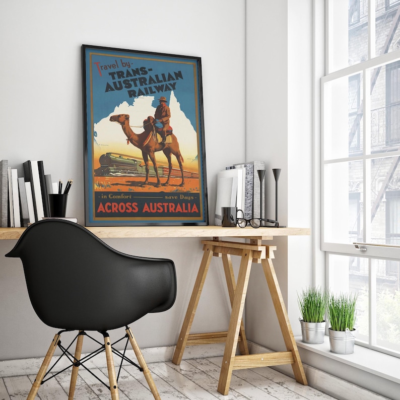 Australia-Gallery-Wall-Prints-Canvas-Print-Wall-Art-Australia-Vintage-Travel-Posters-Framed-Prints-Poster-Art-1