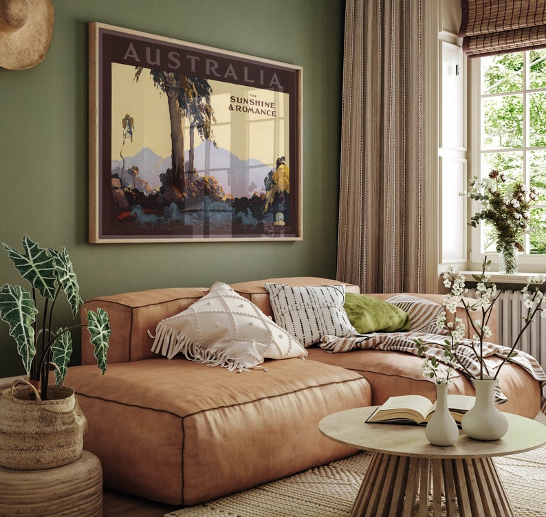 Australia-Vintage-Travel-Poster-s-Canvas-Print-Wall-Art-Prints-Wall-Art-Hanger-Framed-Print-Poster-Art-1