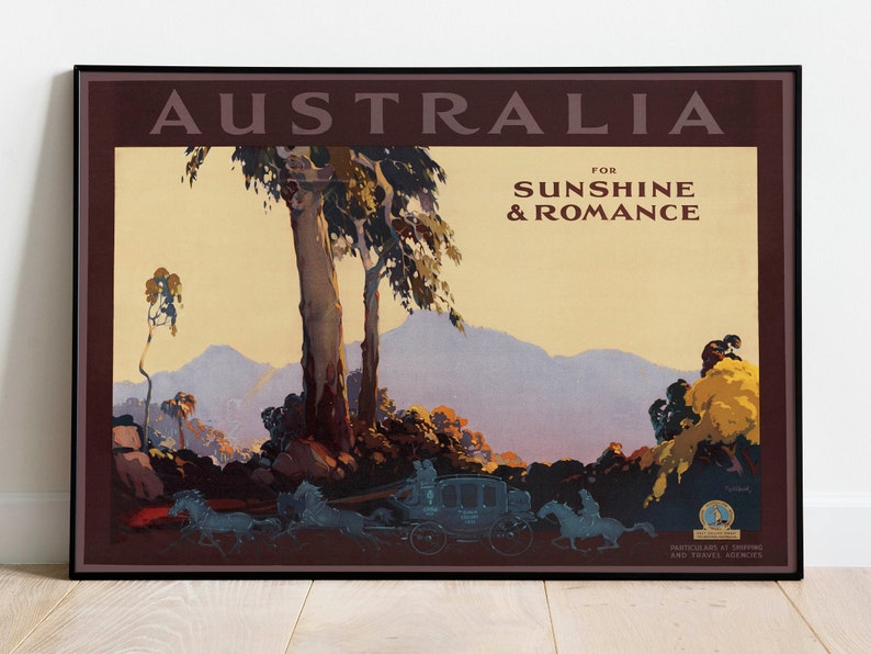 Australia-Vintage-Travel-Poster-s-Canvas-Print-Wall-Art-Prints-Wall-Art-Hanger-Framed-Print-Poster-Art Australia Vintage Travel Poster s Canvas Print Wall Art Prints Wall Art Hanger Framed Print Poster Art