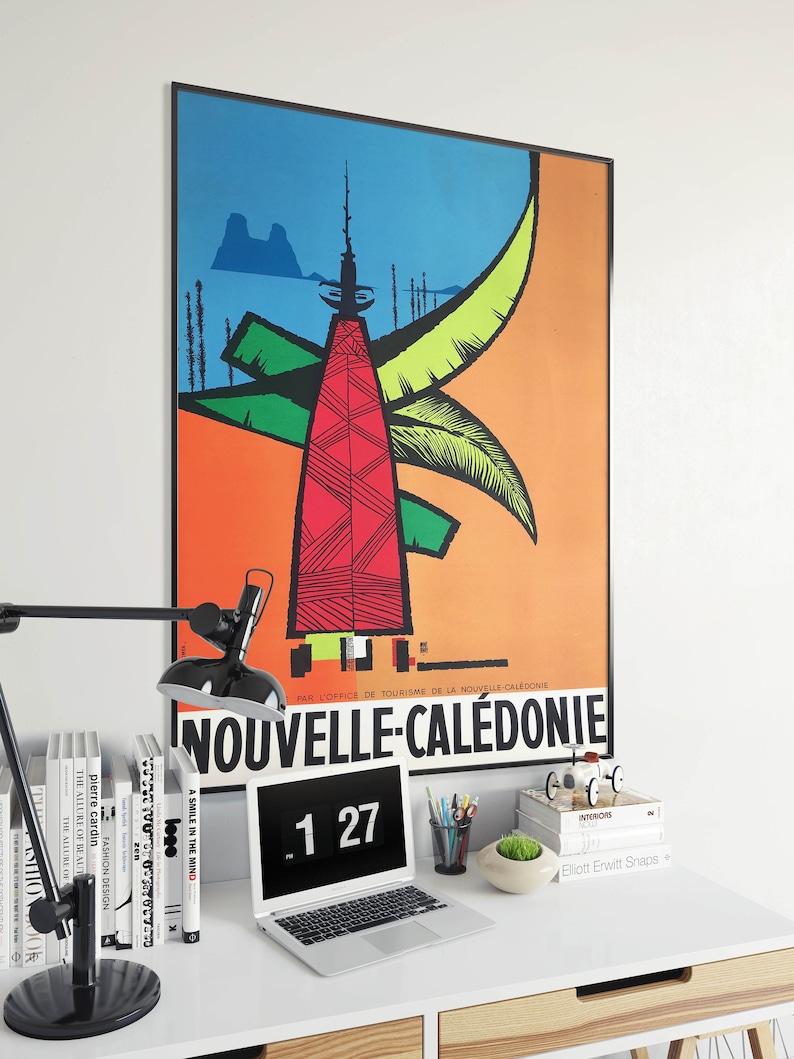 New-Caledonia-Travel-Poster-Vintage-Travel-Print-Caledonia-Wall-Art-Print-Canvas-Print-Wall-Decor-Hanger-Framed-Print-1