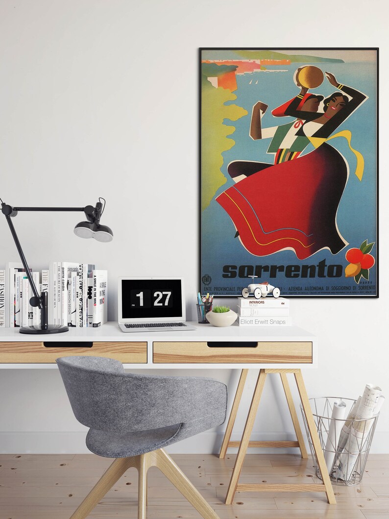 Sorrento-Art-Print-Vintage-Wall-Art-Print-Italy-Retro-Wall-Poster-Canvas-Print-Hanger-Framed-1