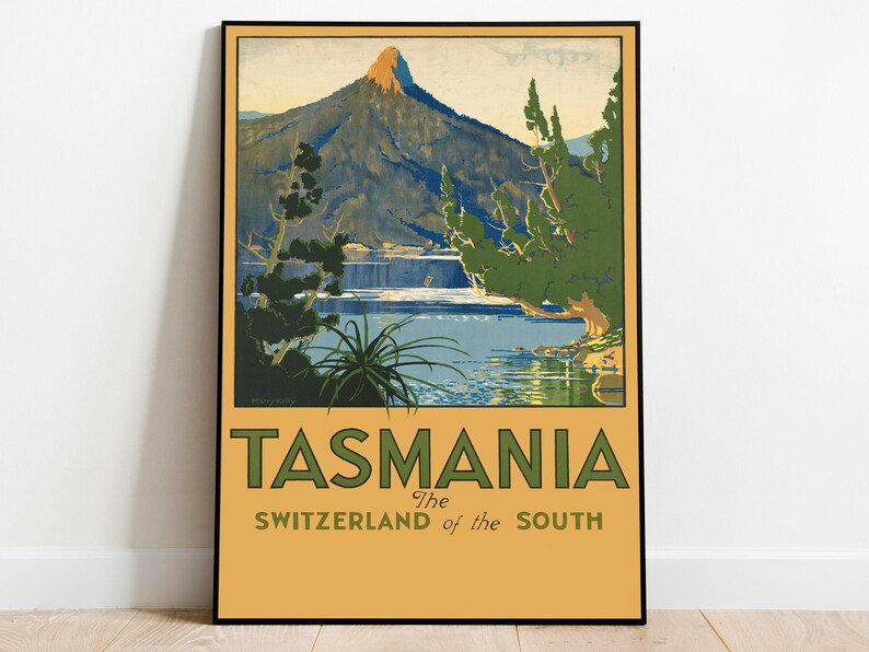 Tasmania-Poster-Vintage-Framed-Art-Tasmania-Vintage-Travel-Poster-Canvas-Print-Wall-Art-Wall-Prints-Poster-Art-Wall-Art-Decor Tasmania Poster Vintage Framed Art Tasmania Vintage Travel Poster Canvas Print Wall Art Wall Prints Poster Art Wall Art Decor