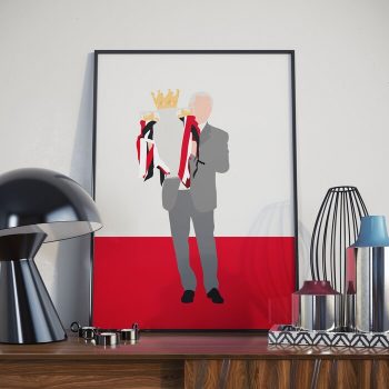 Alex Ferguson Manchester United Football Canvas Poster Print Wall Art Decor