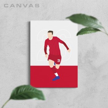 Andy Robertson Liverpool Football Canvas Poster Print Wall Art Decor