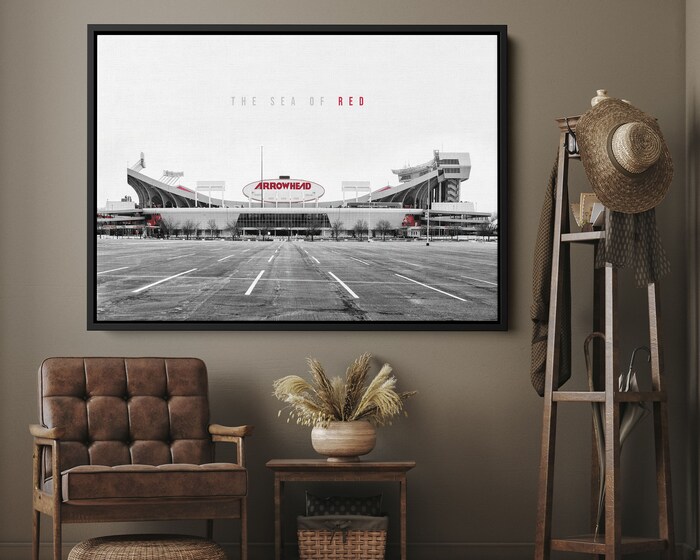 Arrowhead-Stadium-Black-White-Canvas-MLB-Kansas-City-Chiefs-Print-Wall-Art-Sports-Art-Print-Football-Poster-Kansas-City-Chiefs-Gift-4