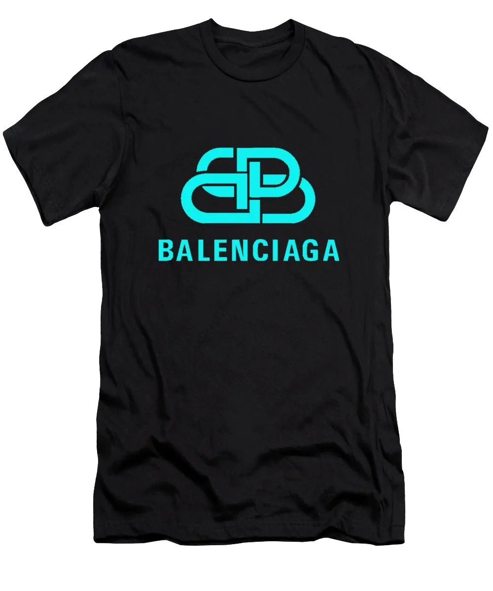 Balenciaga-Cian-Logo-Black-Luxury-Brand-Unisex-T-Shirt-Kid-T-Shirt-LTS010 Balenciaga Cian Logo Black Luxury Brand Unisex T-Shirt Kid T-Shirt LTS010