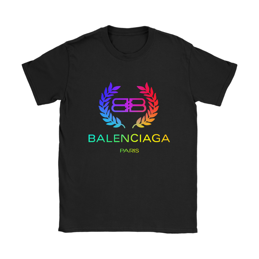Balenciaga-Logo-Premium-Unisex-T-Shirt-Kid-Tshirt-LTS145 Balenciaga Logo Premium Unisex T-Shirt Kid Tshirt LTS145