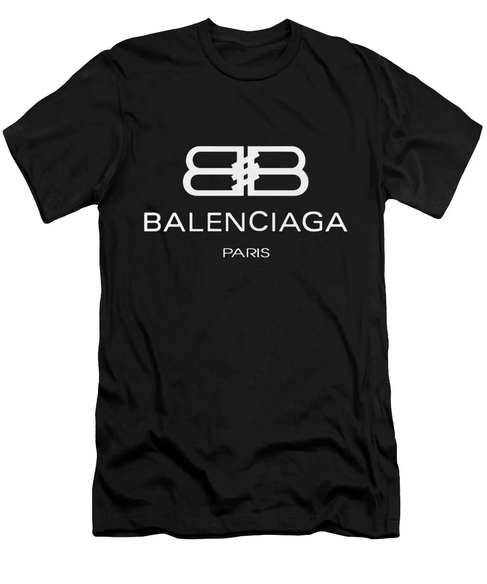 Balenciaga-Paris-Black-Luxury-Brand-Unisex-T-Shirt-Kid-T-Shirt-LTS014 Balenciaga Paris Black Luxury Brand Unisex T-Shirt Kid T-Shirt LTS014