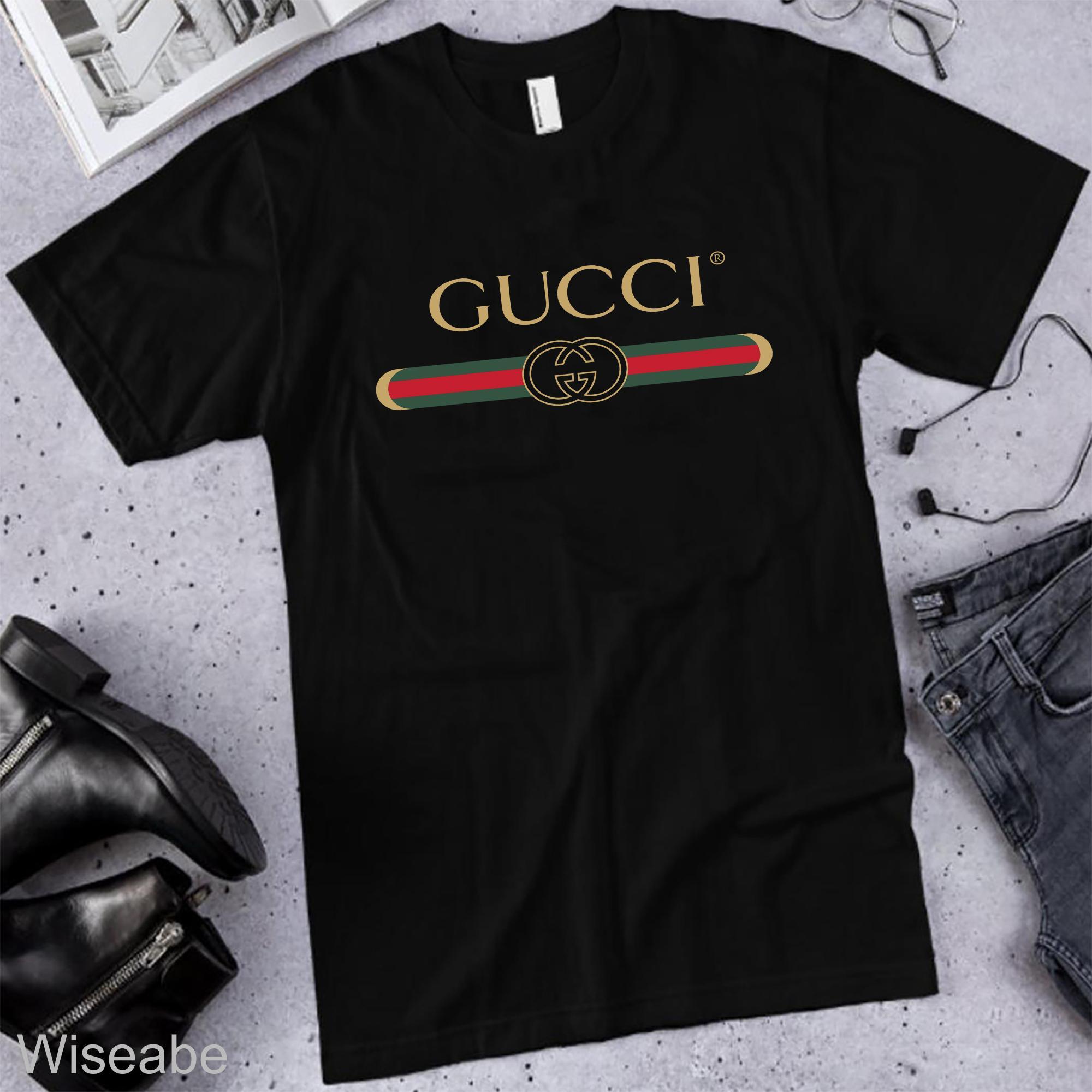 Basic-Gucci-Unisex-T-Shirt-WTS391 Basic Gucci Unisex T-Shirt WTS391
