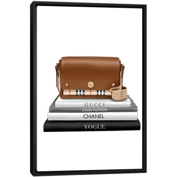 Burberry Bag - Black Framed Canvas
