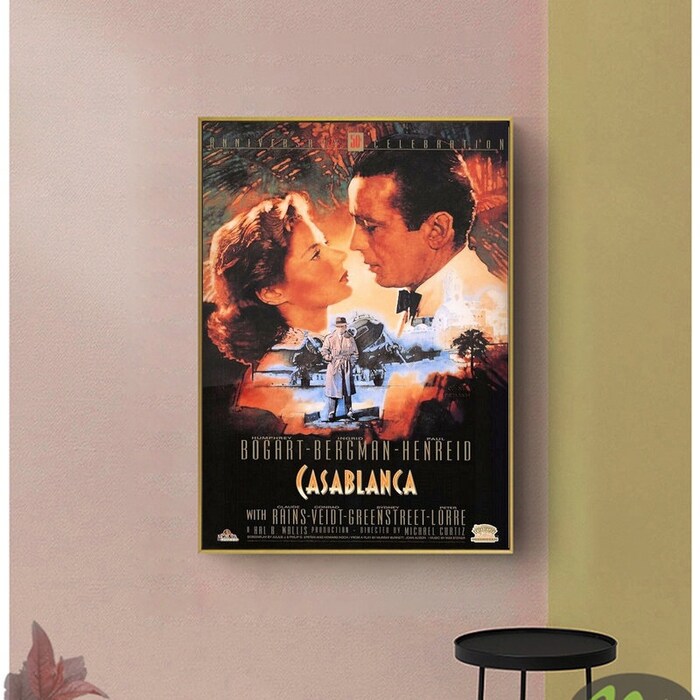 Casablanca-Poster-1942-Movie-Film-Poster-Print-Canvas-Wall-Art-Decor-1