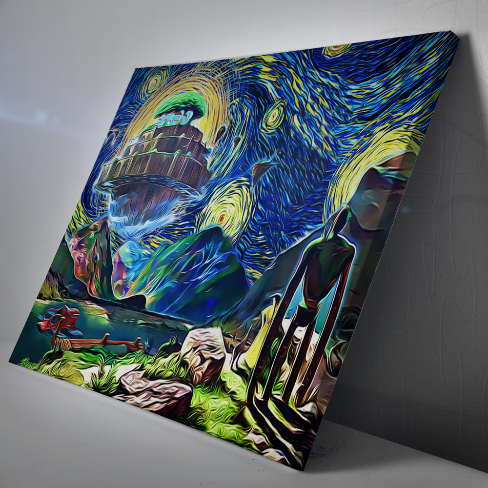 Castle-in-the-Sky-Starry-Night-Studio-Ghibli-Canvas-Poster-Print-Wall-Art-Decor-1