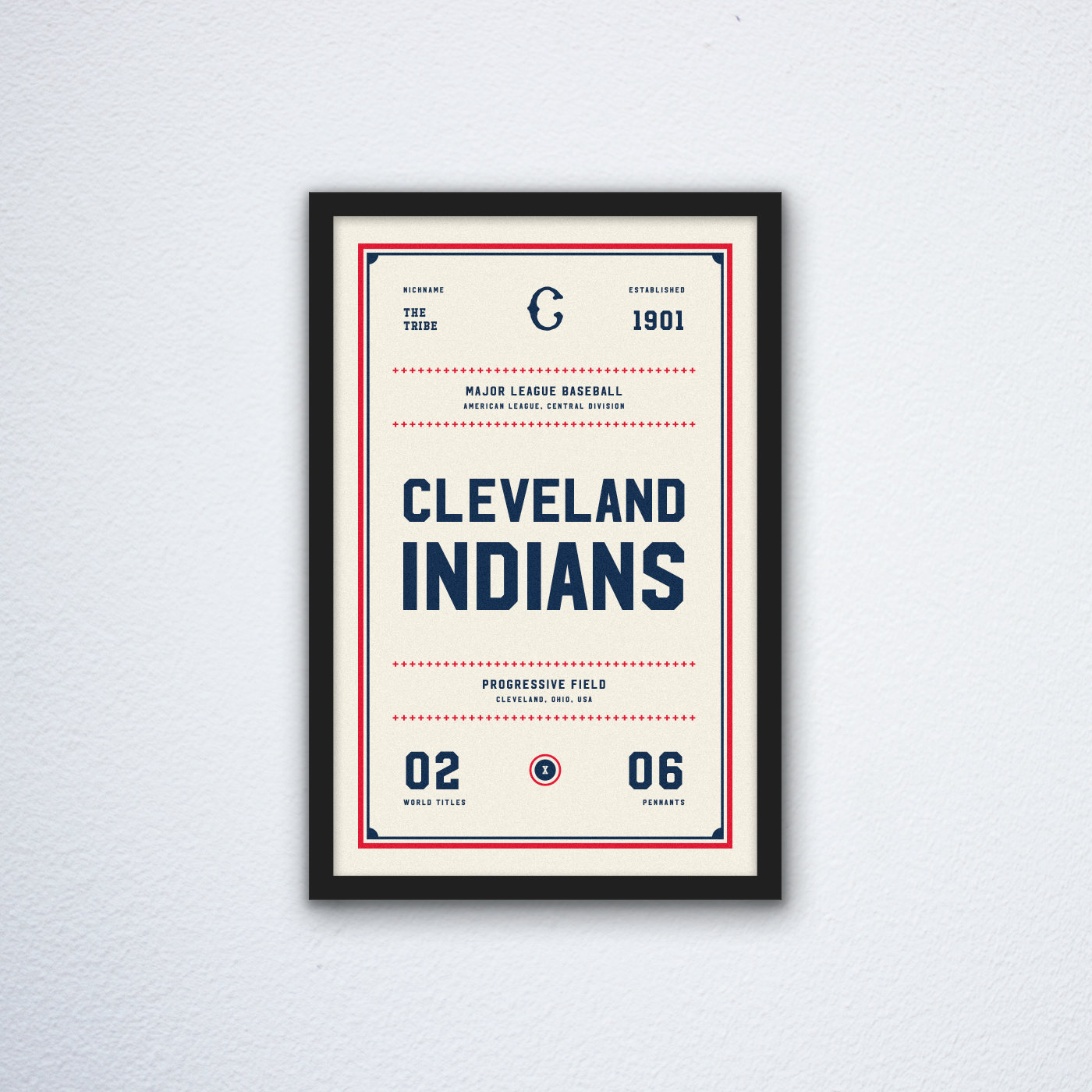 Cleveland-Indians-Ticket-Canvas-Poster-Print-Wall-Art-Decor Cleveland Indians Ticket Canvas Poster Print - Wall Art Decor