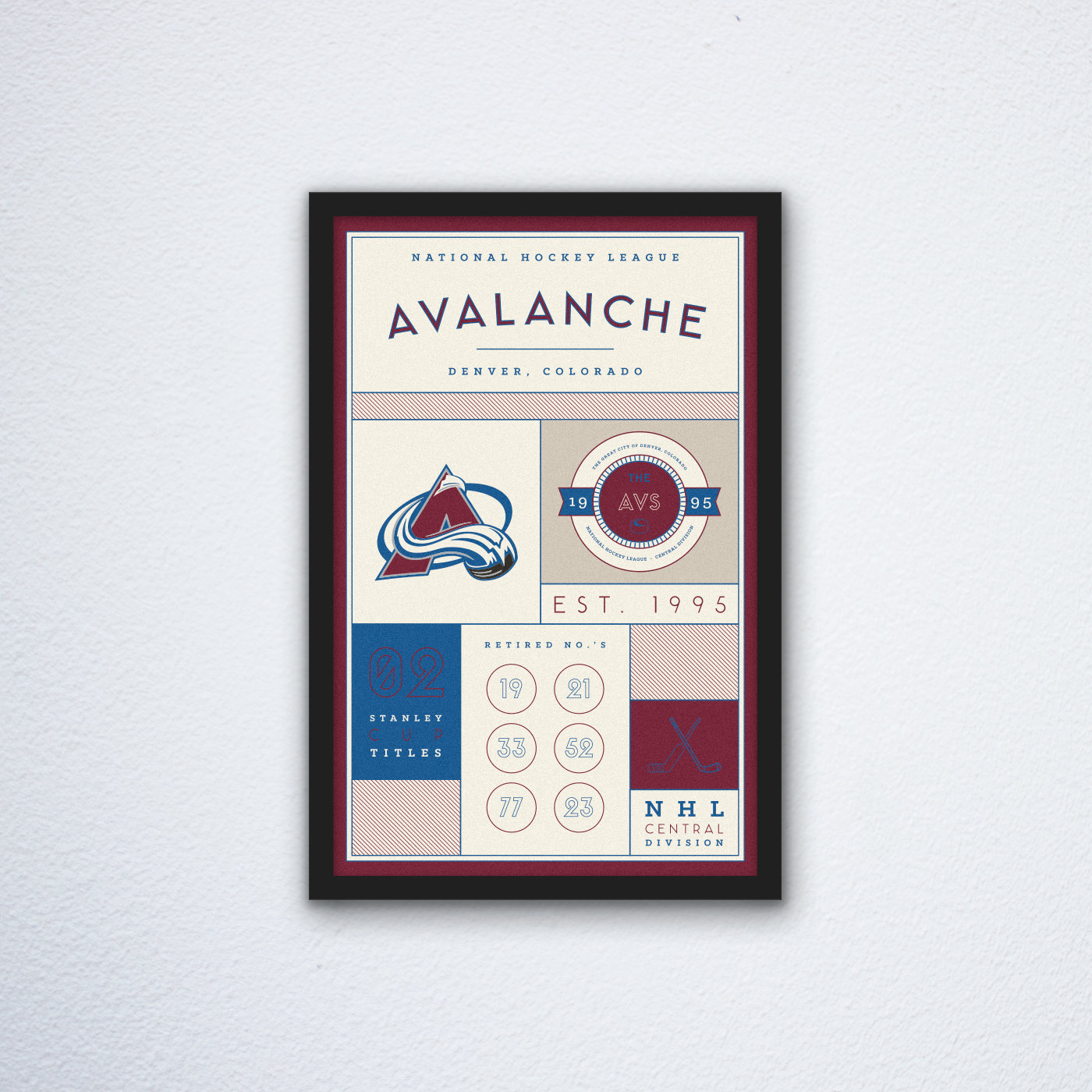 Colorado-Avalanche-Stats-Canvas-Poster-Print-Wall-Art-Decor Colorado Avalanche Stats Canvas Poster Print - Wall Art Decor