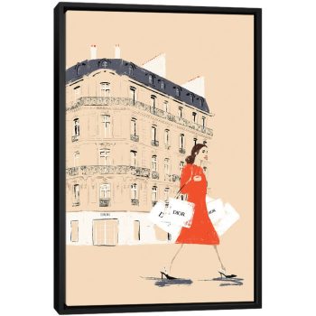 Dior - Black Framed Canvas