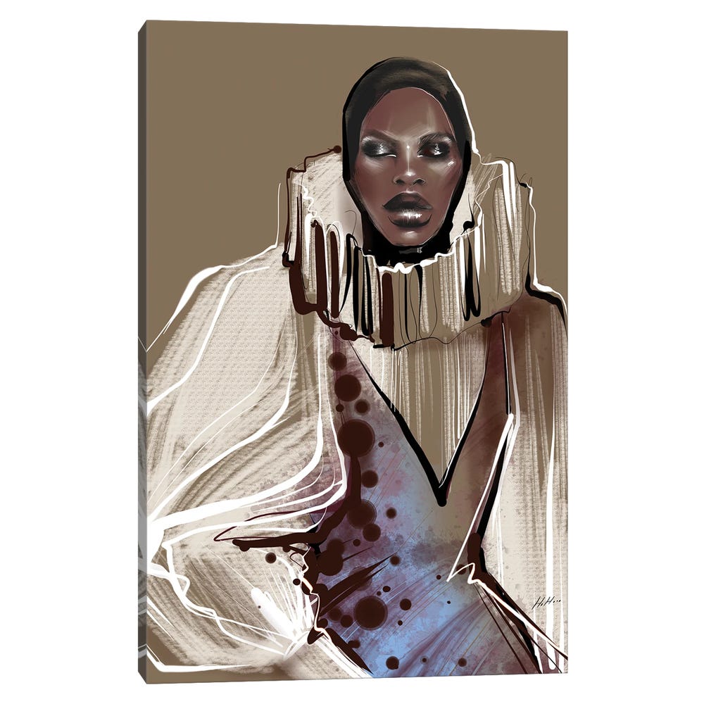 Dior-Couture-Black-Framed-Canvas-Stretched-Wrapped-Canvas-Print-Wall-Art-Decor-1 Stretched Wrapped Canvas Print