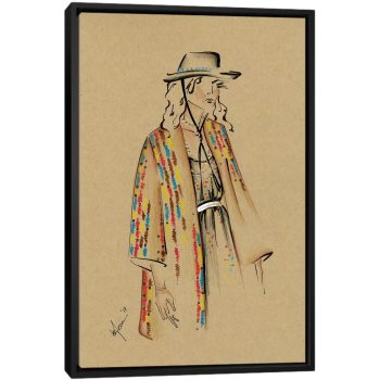 Dior Cruise 2018 - Black Framed Canvas