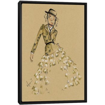 Dior Cruise Collection - Black Framed Canvas