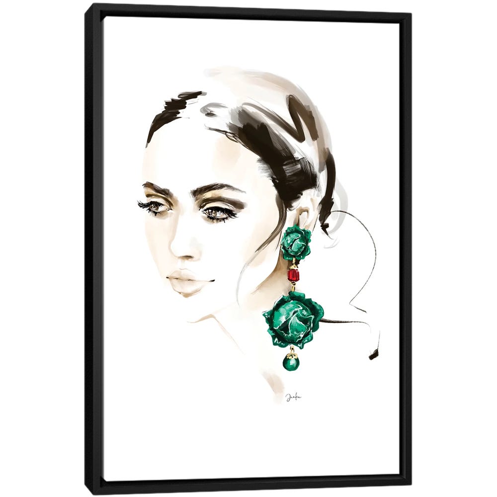 Dolce-Gabbana-Accessories-II-Black-Framed-Canvas-Stretched-Wrapped-Canvas-Print-Wall-Art-Decor Dolce & Gabbana Accessories II - Black Framed Canvas