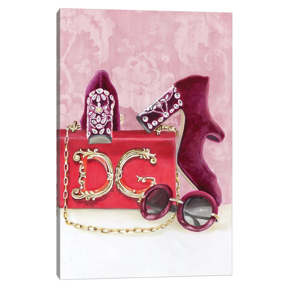 Dolce-Gabbana-Black-Framed-Canvas-Stretched-Wrapped-Canvas-Print-Wall-Art-Decor-1 Stretched Wrapped Canvas Print