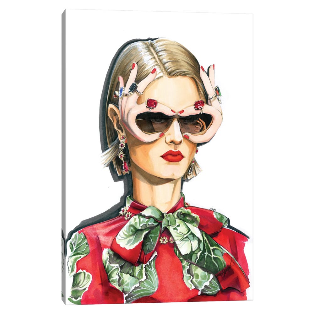 Dolce-Gabbana-Black-Framed-Canvas-Stretched-Wrapped-Canvas-Print-Wall-Art-Decor-1 Stretched Wrapped Canvas Print