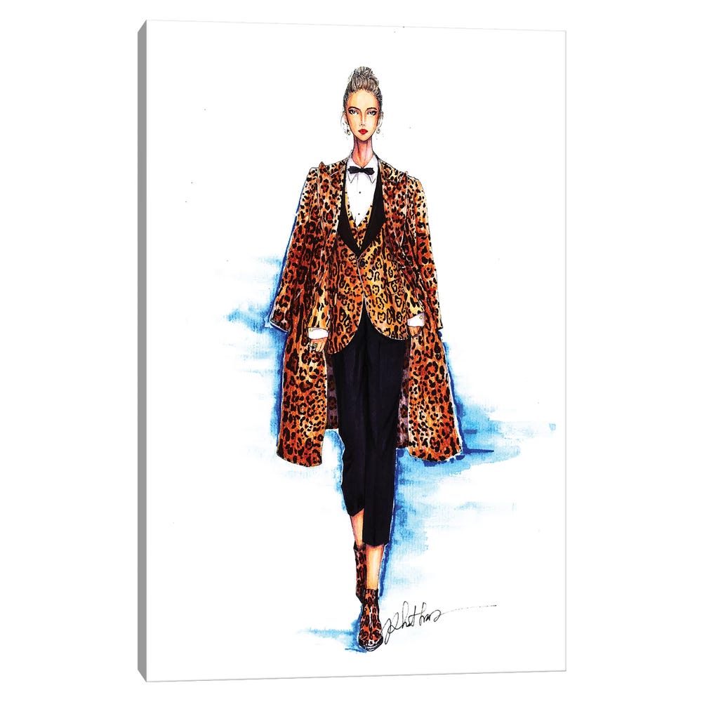 Dolce-Gabbana-Spring-Summer-2017-Black-Framed-Canvas-Stretched-Wrapped-Canvas-Print-Wall-Art-Decor-1 Stretched Wrapped Canvas Print