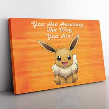 Eevee Amazing Pokemon Canvas Poster Print Wall Art Decor