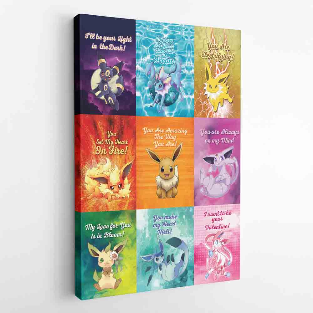 Eeveelutions-Love-Quotes-Pokemon-Vertical-Canvas-Poster-Print-Wall-Art-Decor-1