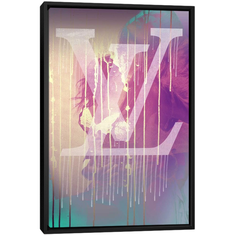 Embrace-LV-Black-Framed-Canvas-Stretched-Wrapped-Canvas-Print-Wall-Art-Decor Embrace LV - Black Framed Canvas