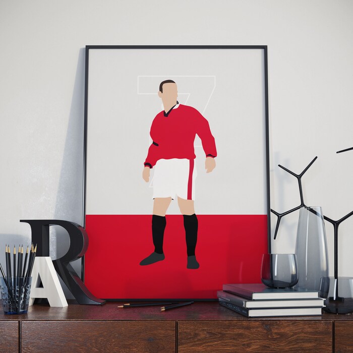 Eric-Cantona-Manchester-United-Football-Canvas-Poster-Print-Wall-Art-Decor Eric Cantona Manchester United Football Canvas Poster Print Wall Art Decor