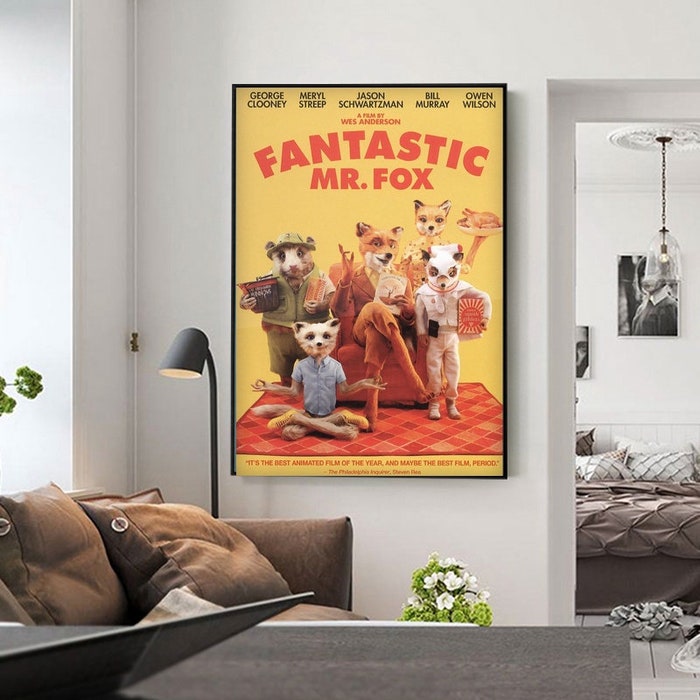 Fantastic-Mr.-Fox-Poster-2009-Movie-Film-Poster-Print-Canvas-Wall-Art-Decor Fantastic Mr. Fox Poster 2009 Movie Film Poster Print Canvas Wall Art Decor