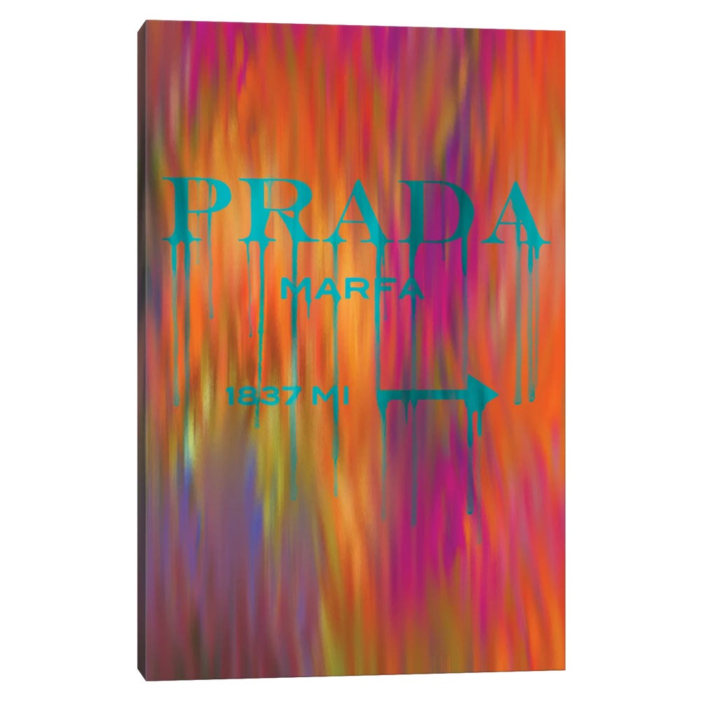 Fashion-Drips-Prada-Masquerade-Black-Framed-Canvas-Stretched-Wrapped-Canvas-Print-Wall-Art-Decor-1 Stretched Wrapped Canvas Print