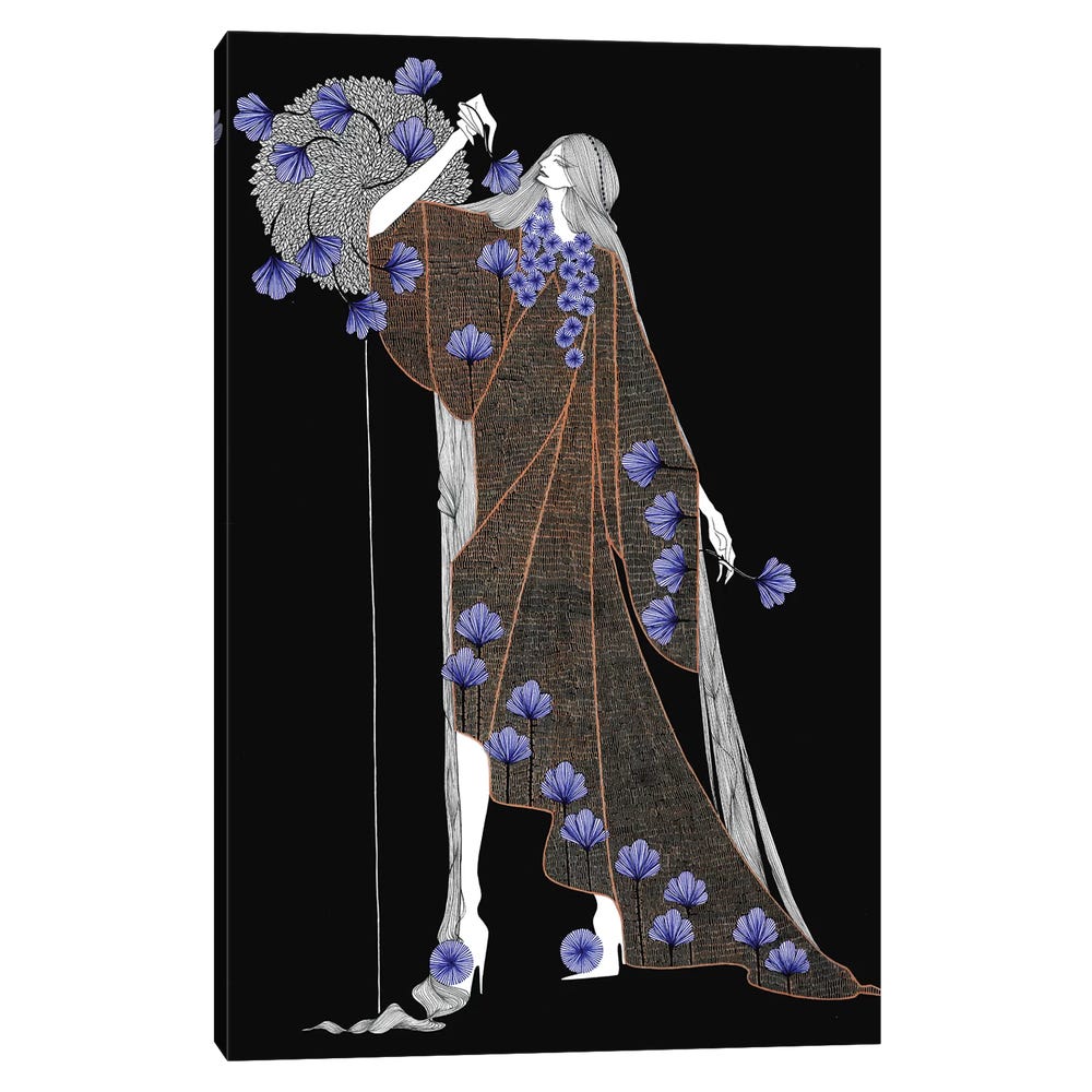 Fendi-Black-Framed-Canvas-Stretched-Wrapped-Canvas-Print-Wall-Art-Decor-1 Stretched Wrapped Canvas Print