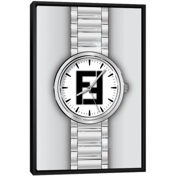 Fendi Watch - Black Framed Canvas