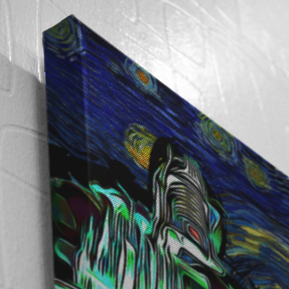 Final-Fantasy-7-Starry-Night-Midgar-Canvas-Poster-Print-Wall-Art-Decor-3