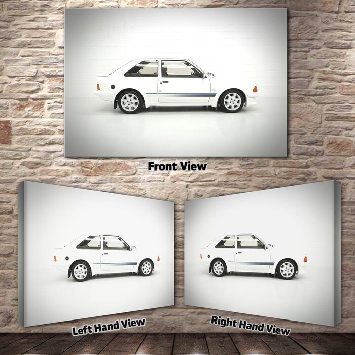 Ford-Escort-Rs-Turbo-Series-1-1985-Canvas-Print-White-Poster-Print-Photo-Picture-1 Print