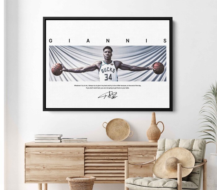 Giannis-Antetokounmpo-Poster-Milwaukee-Bucks-Fan-Gift-Giannis-Antetokounmpo-Wings-Canvas-Framed-Basketball-Canvas-NBA-Wall-Art-4
