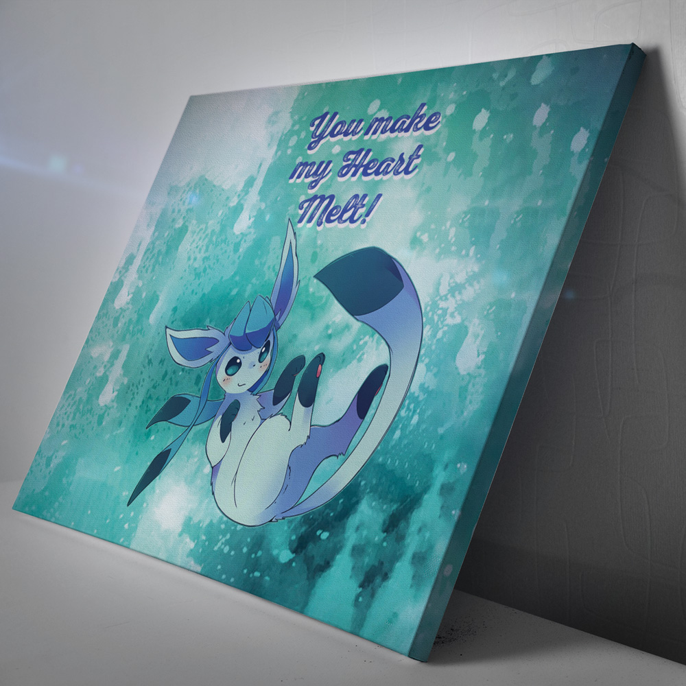 Glaceon-Make-Me-Melt-Pokemon-Canvas-Poster-Print-Wall-Art-Decor-1