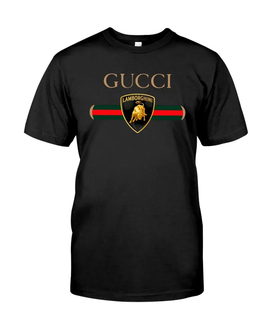 Gucci-Lamborghini-Black-Luxury-Brand-Unisex-T-Shirt-Kid-T-Shirt-LTS039 Gucci Lamborghini Black Luxury Brand Unisex T-Shirt Kid T-Shirt LTS039